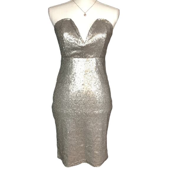 ALYTHEA Sequin Sheath Dress GREAT CONDITION - Picture 1 of 6